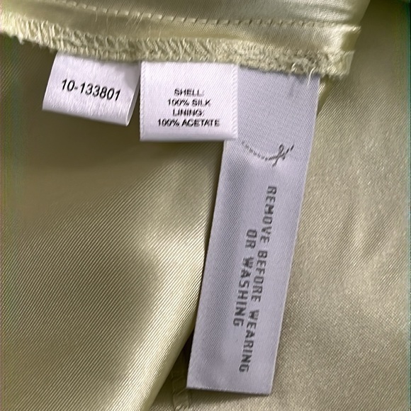 Ann Taylor Pastel Green Silk Spaghetti Strap Dress‎ Size 8 NWT - Picture 7 of 8